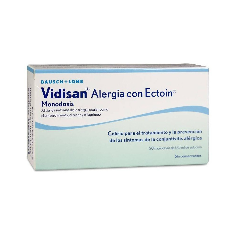 Vidisan Alergia Con Ectoin 20 Monodosis X 0,5Ml