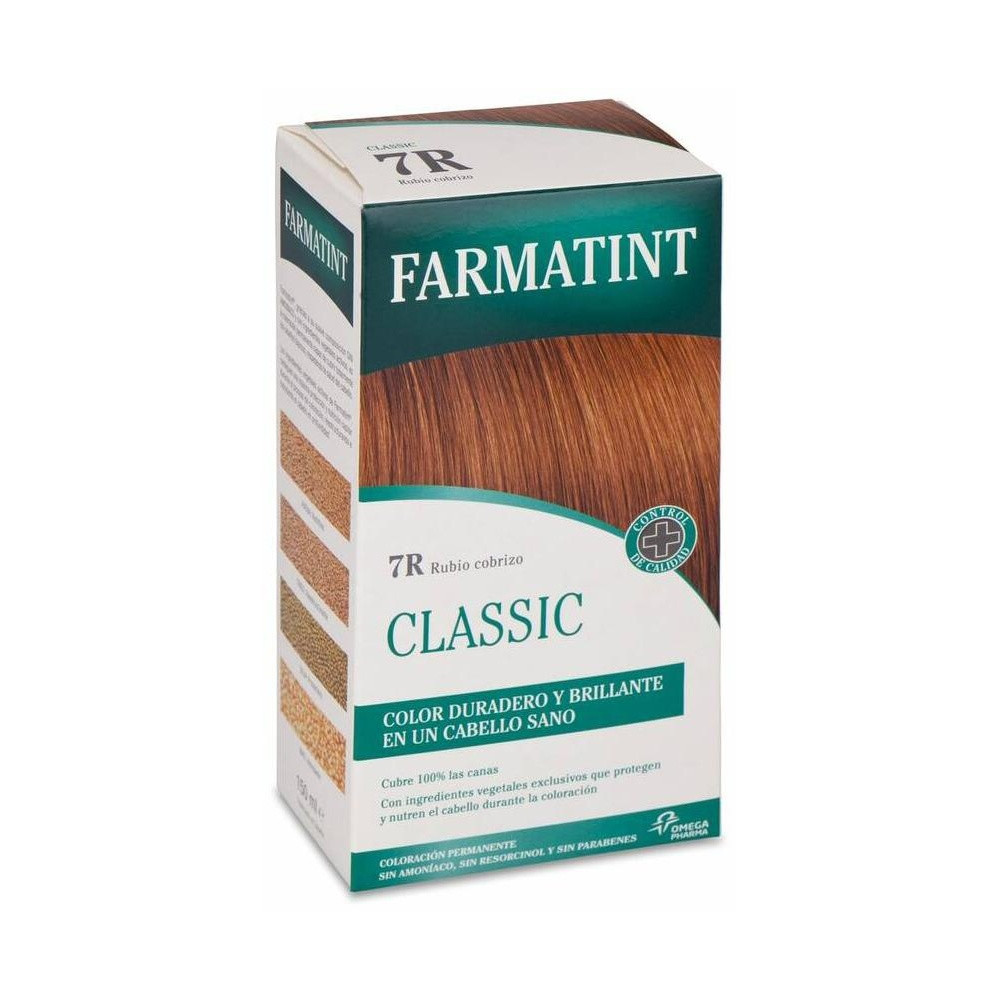 Farmatint Gel Coloración Permanente 7R-Rubio Cobrizo 5 U