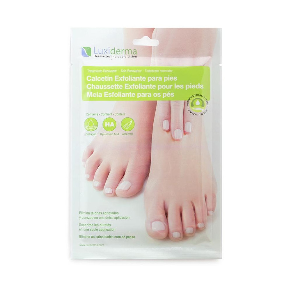 Luxiderma Calcetín Exfoliante Par De Pies De Calcetín