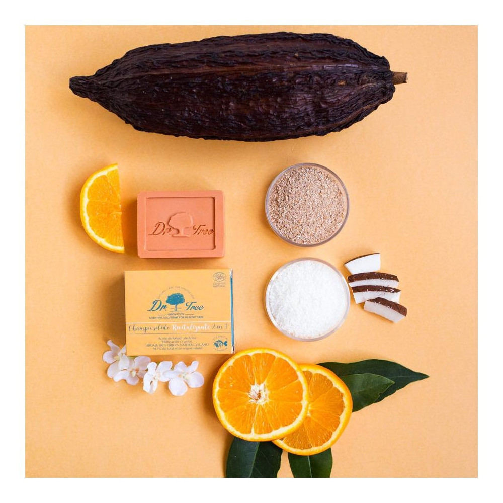 Dr Tree Champu Solido 2 En 1 Revitalizante 1 Pastilla 75G