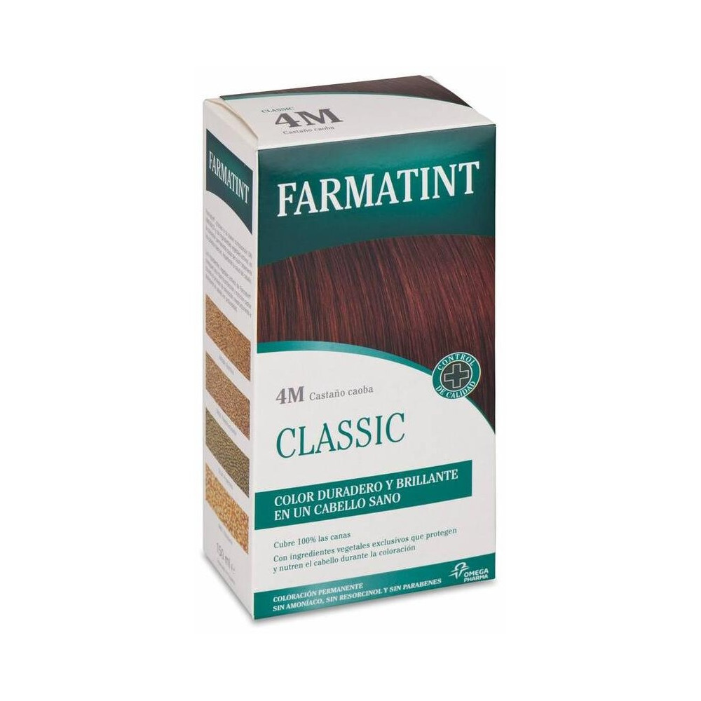 Farmatint Gel Coloración Permanente 4M-Castaño Caoba 5 U