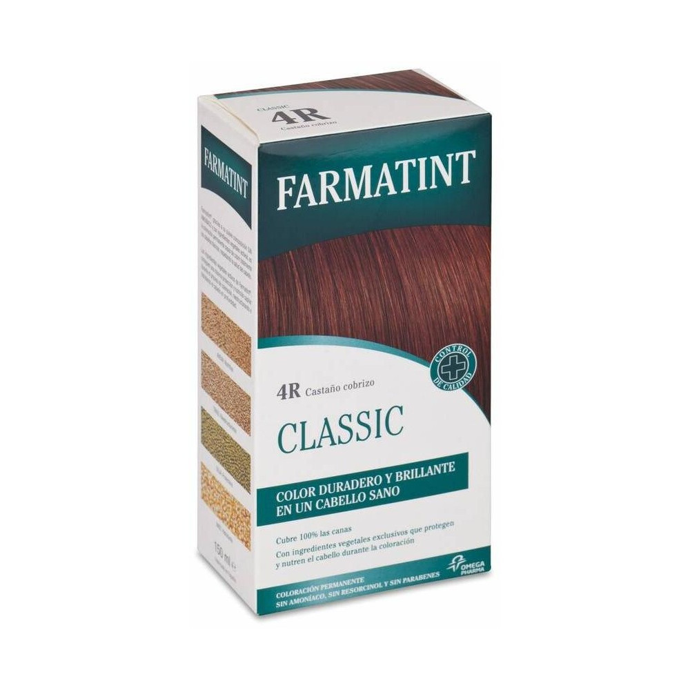 Farmatint Gel Coloración Permanente 4R-Castaño Cobrizo 5 U