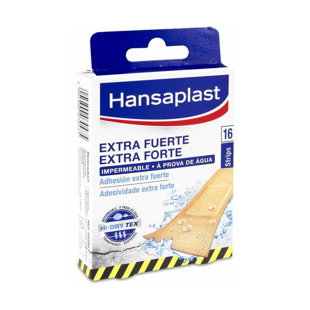 Hansaplast Extra Fuerte Apósitos Adhesivos 16 Tiras