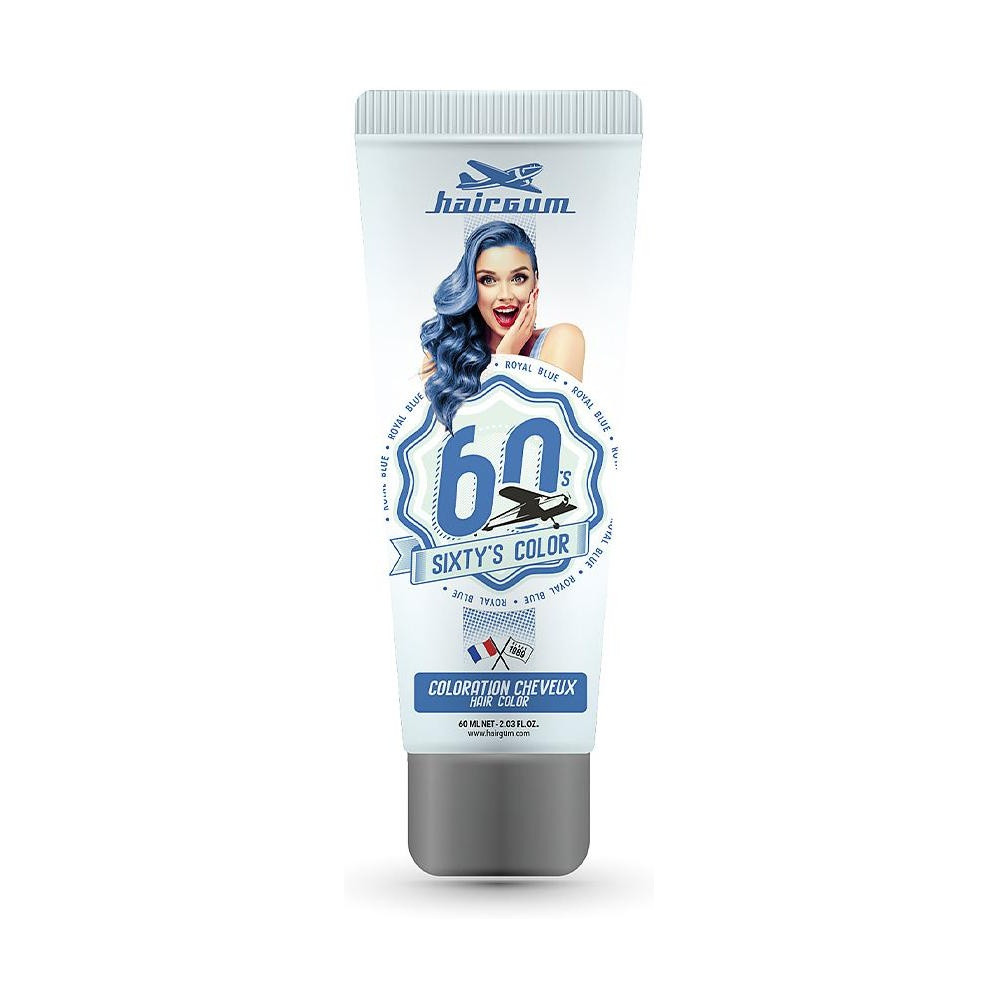 Hairgum Sixty'S Color Hair Color Royal Blue 60Ml