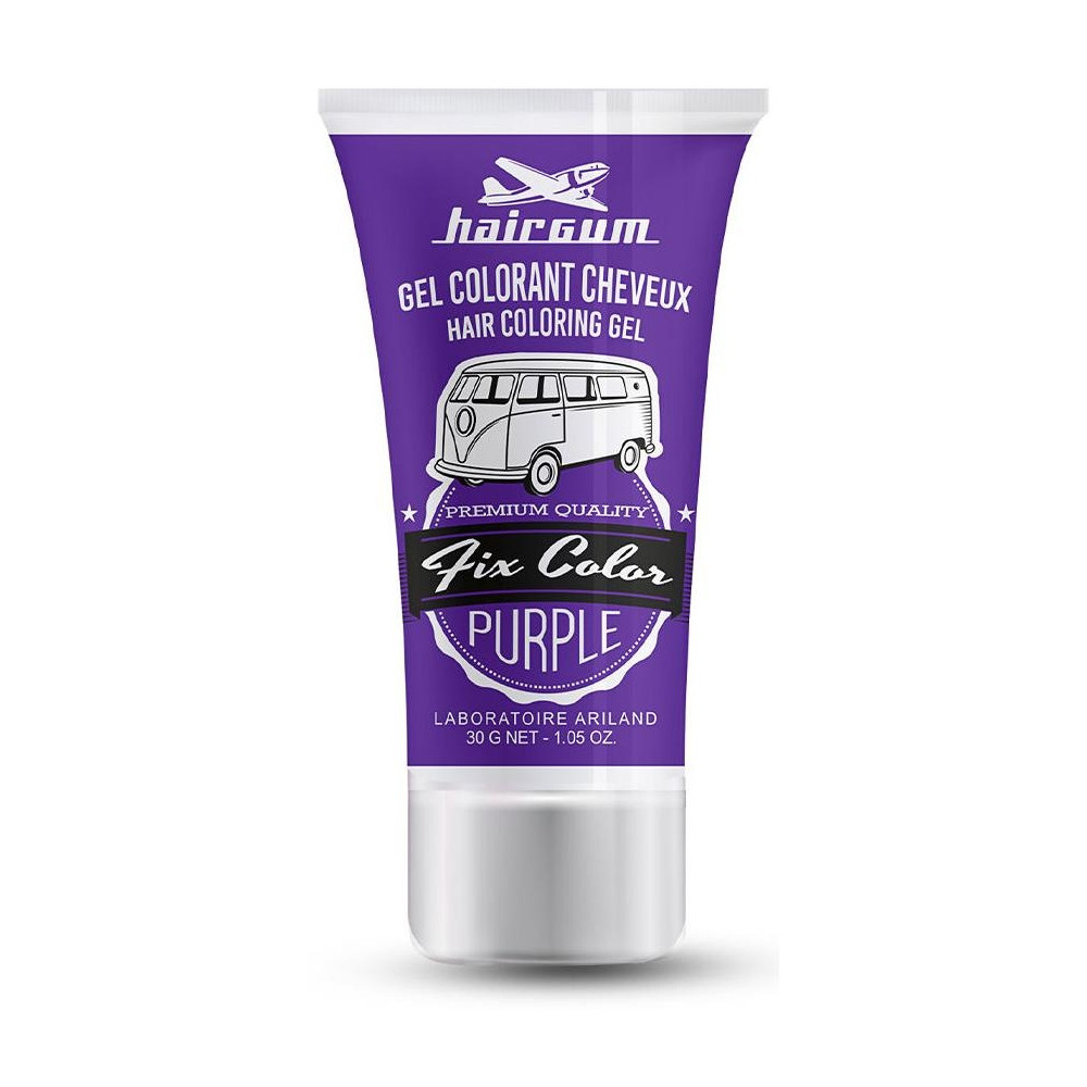 Hairgum Fix Color Gel Colorant Purple 30Ml