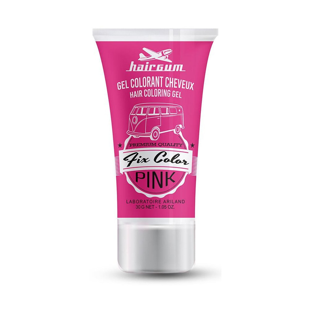 Hairgum Fix Color Gel Tinte Cabello Rosa 30Ml