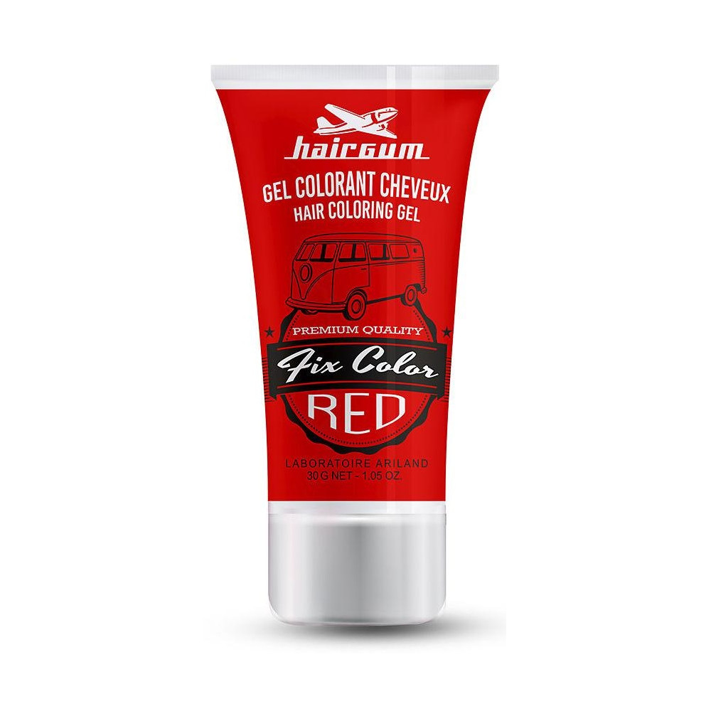 Hairgum Fix Color Gel Colorante Cabello Rojo 30Ml