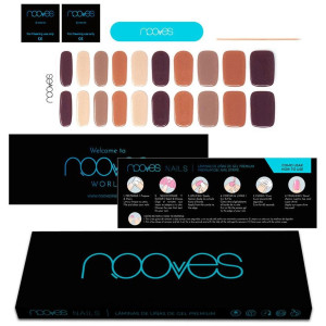 Láminas De Uñas De Gel Secret Earth Premium Luxe Solid Color 20 U