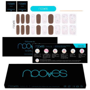 Láminas De Uñas De Gel Suzanne Premium Glam Glitter 20 U