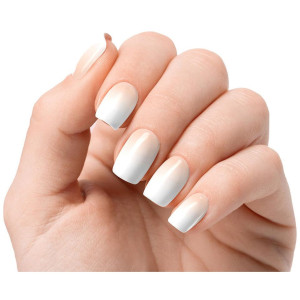 Láminas De Uñas De Gel Nude Baby Boomer Premium Luxe Gradient 20 U