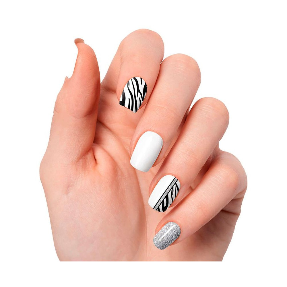 Láminas De Uñas De Gel Premium Glam Funky Baby 20 U