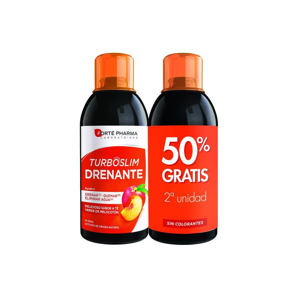 Forté Pharma Turboslim Melocotón 2X500Ml