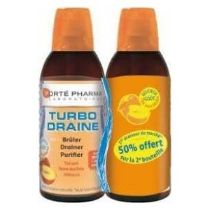 Forté Pharma Turboslim Melocotón 2X500Ml