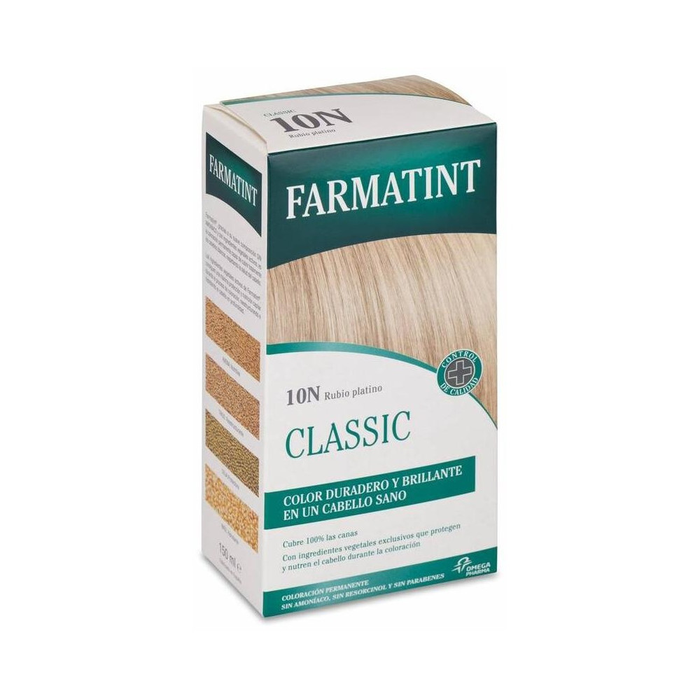 Farmatint Gel Coloración Permanente 10N-Rubio Platino 5 U