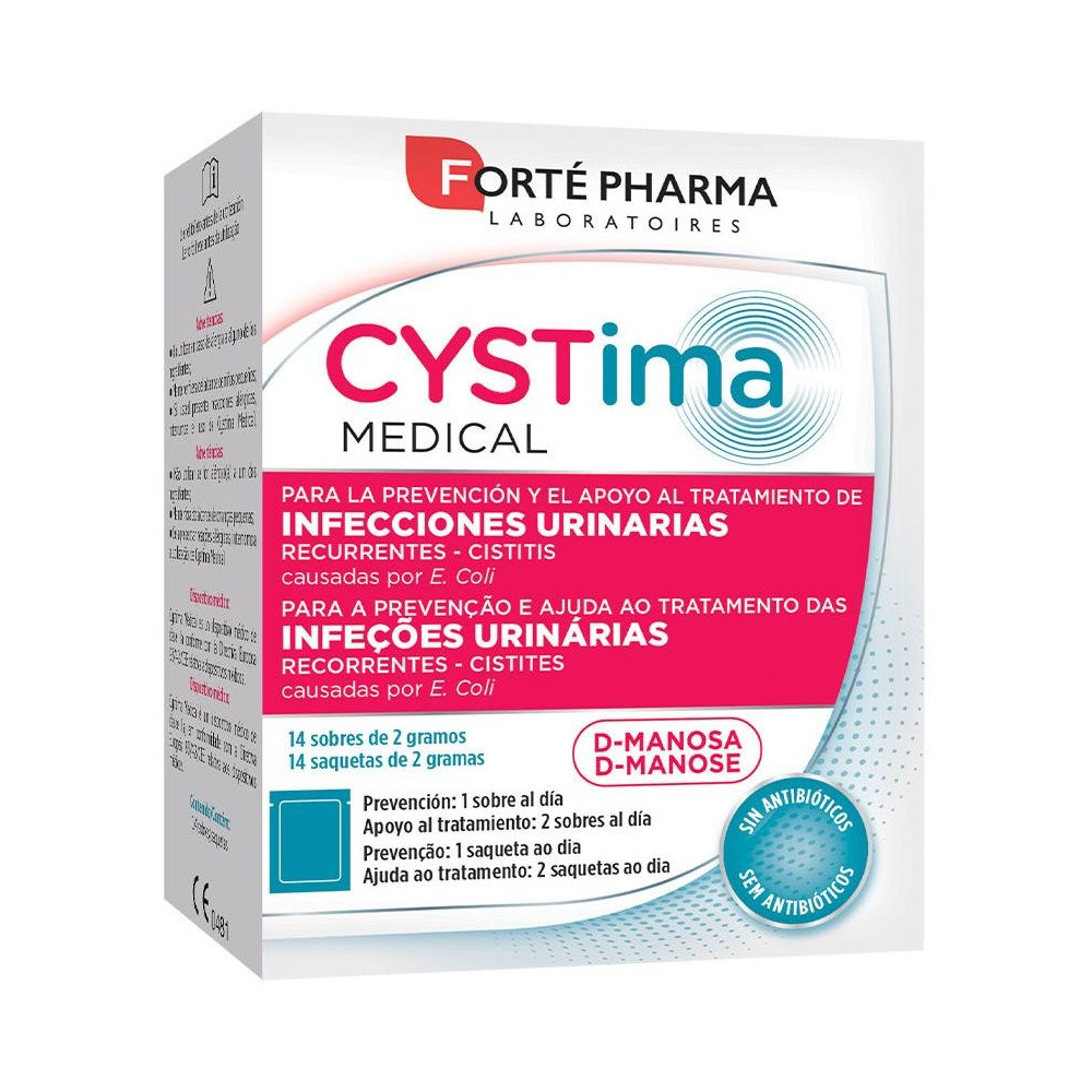 Cystima Médical Infecciones Urinarias 14 Sobres