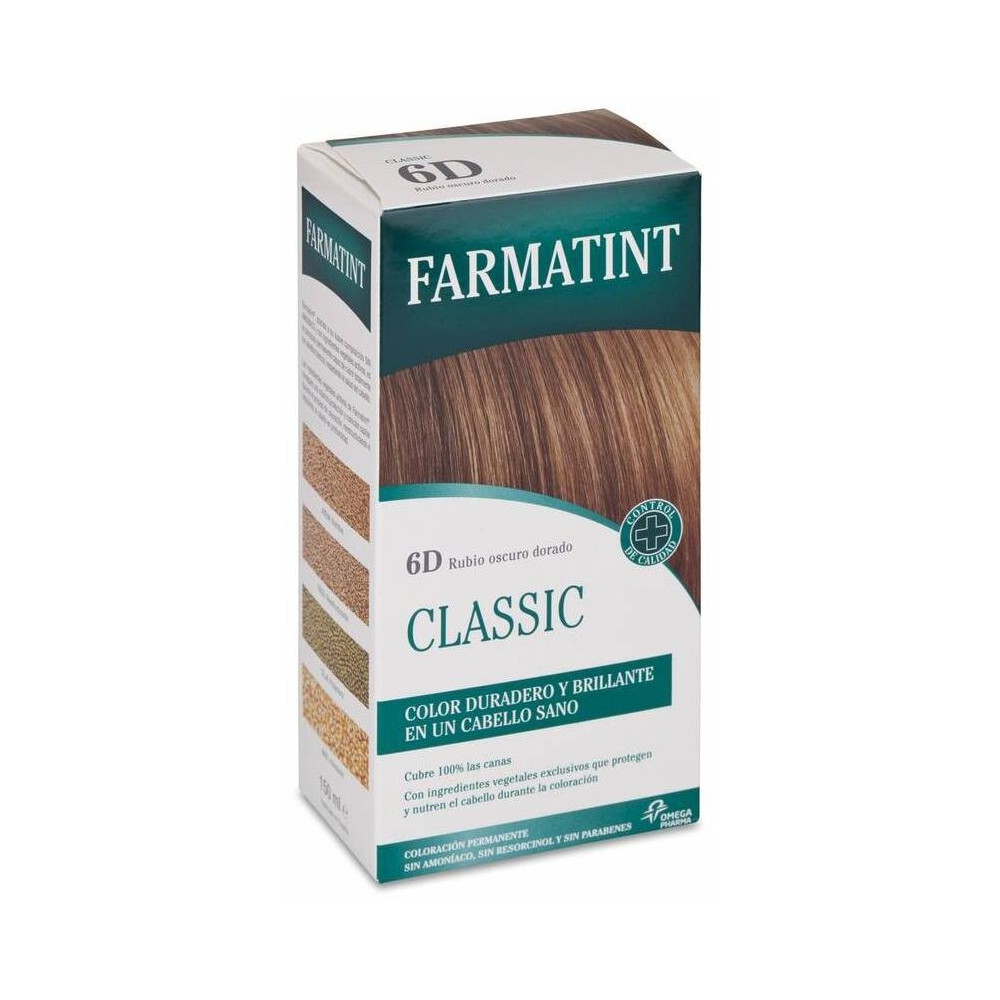 Farmatint Gel Coloración Permanente 6D-Rubio Oscuro Dorado 5 U