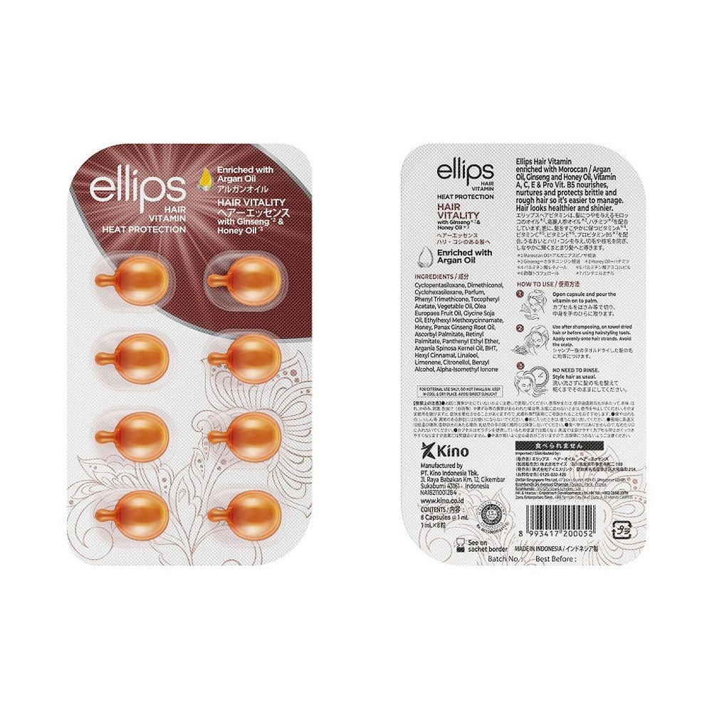 Ellips Hair Vitality Hair Vitamin 8Uds