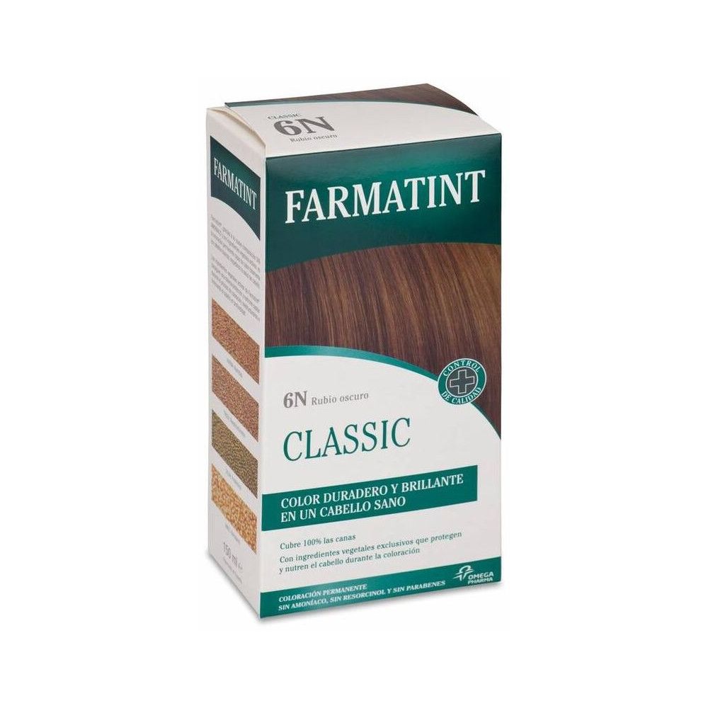 Farmatint Gel Coloración Permanente 6N-Rubio Oscuro 5 U