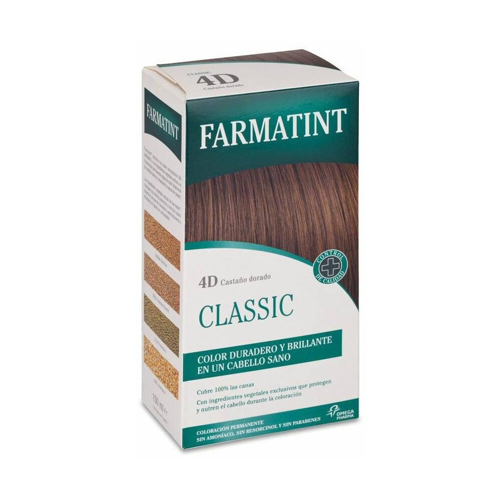 Farmatint Gel Coloración Permanente 4D-Castaño Dorado 5 U