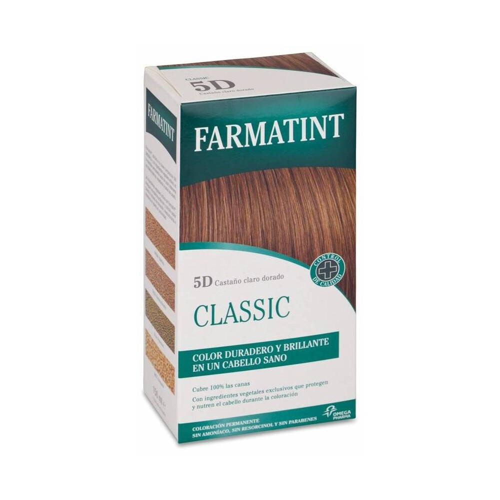 Farmatint Gel Coloración Permanente 5D-Castaño Claro Dorado 5 U