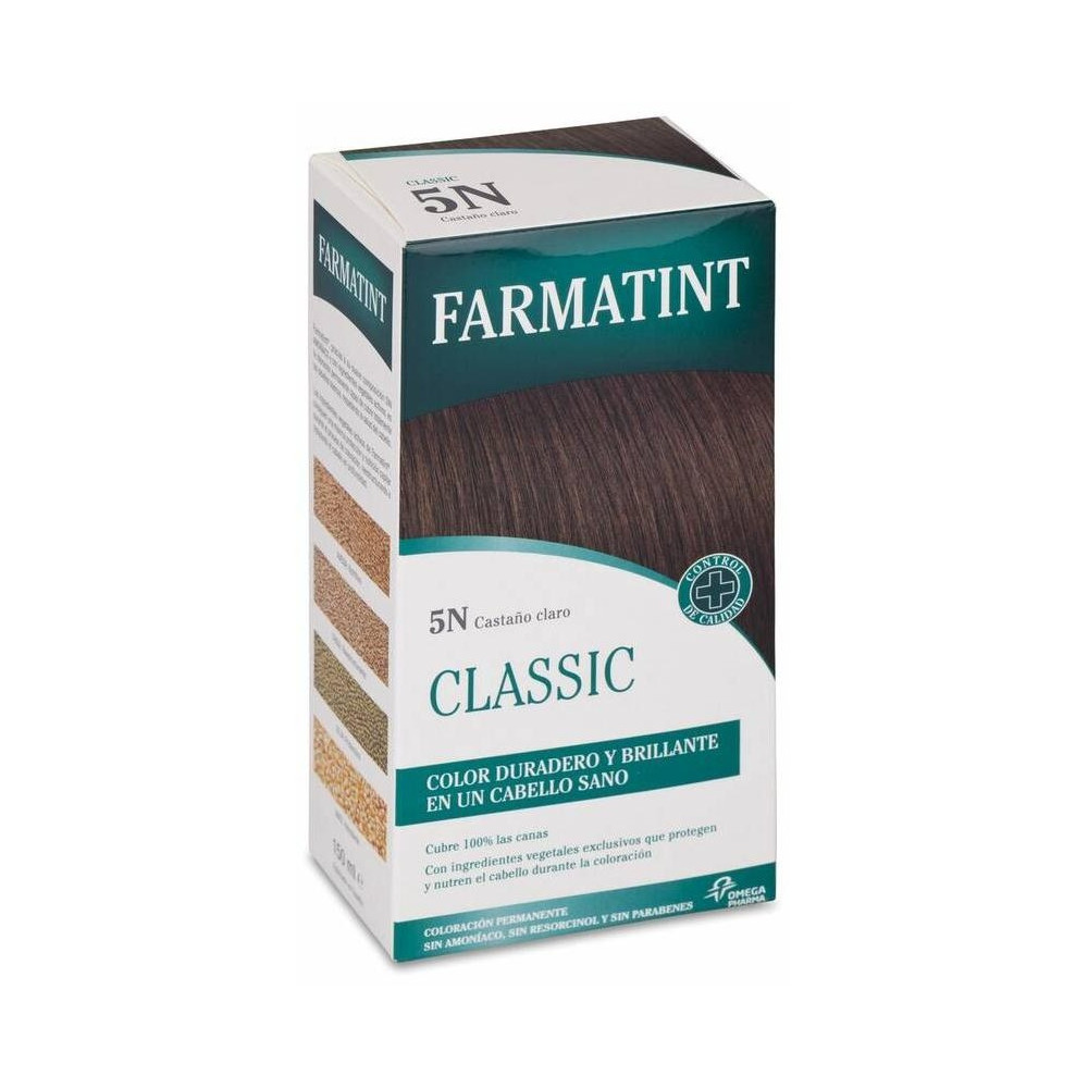 Farmatint Gel Coloración Permanente 5N-Castaño Claro 5 U