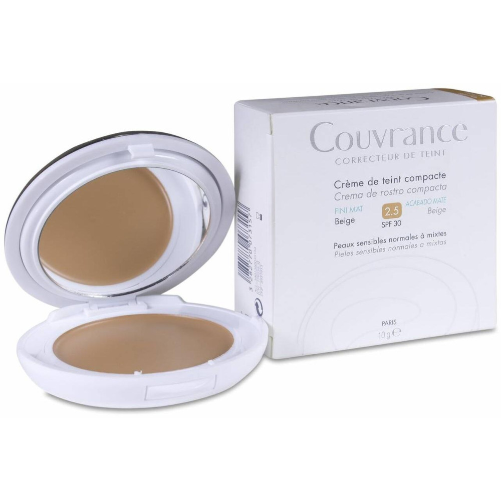 Couvrance Maquillaje Crema Compacta Mate Piel Normal O Mixta Beige 9,5 Gr