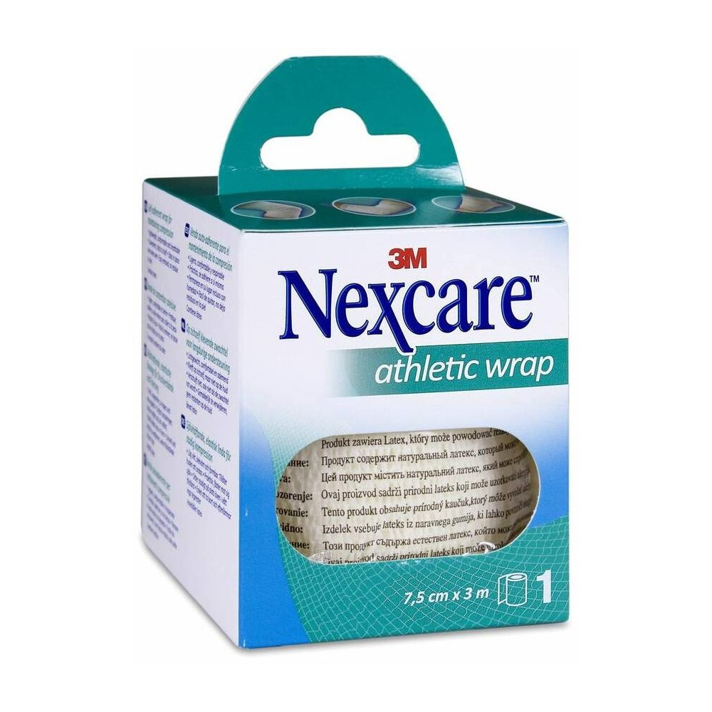 Nexcare Athletic Venda Cohesiva Blanca 7,5 Cm X 3 M, 1 Ud