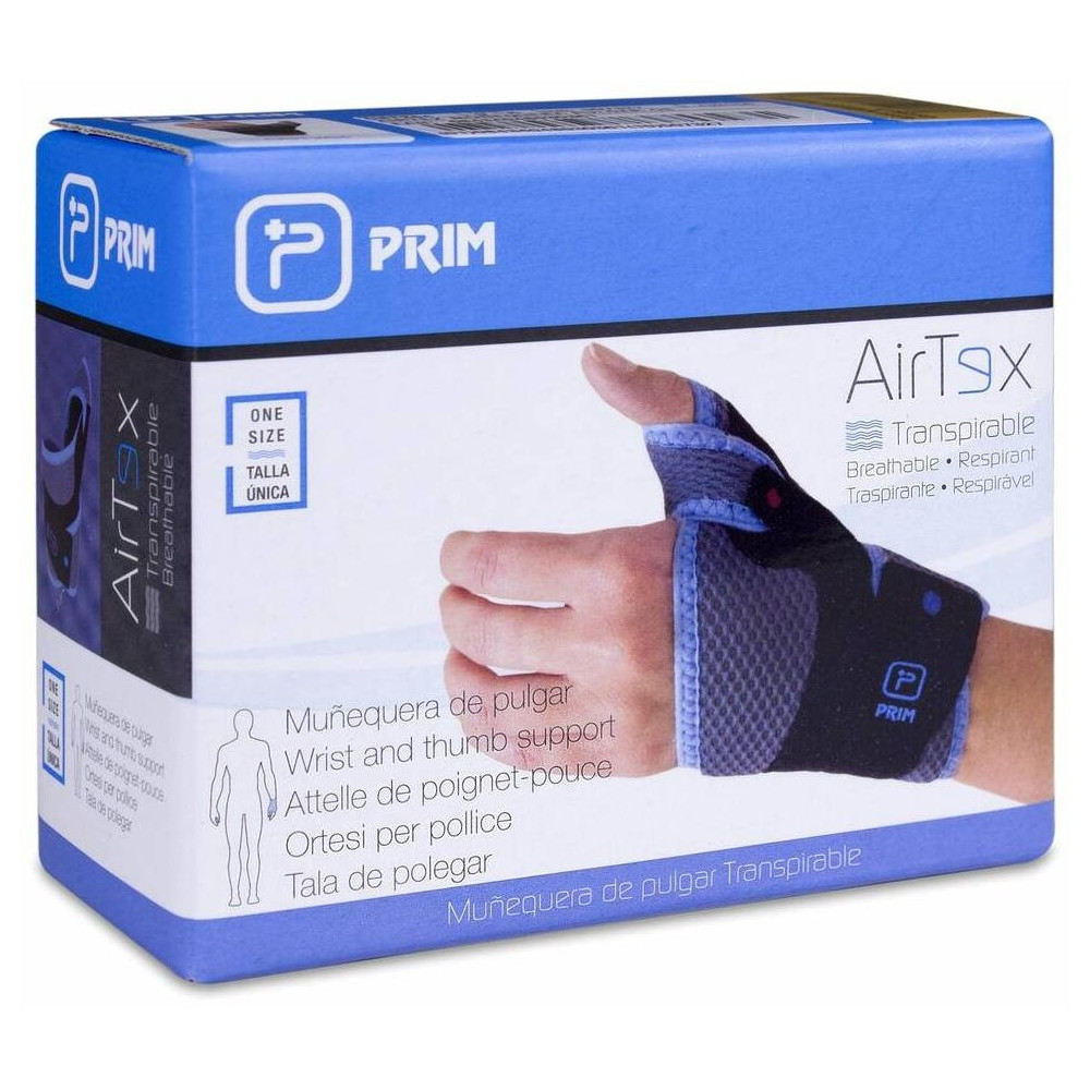 Prim Airtex Muñequera Pulgar Izquierdo Talla Única, 1 Ud