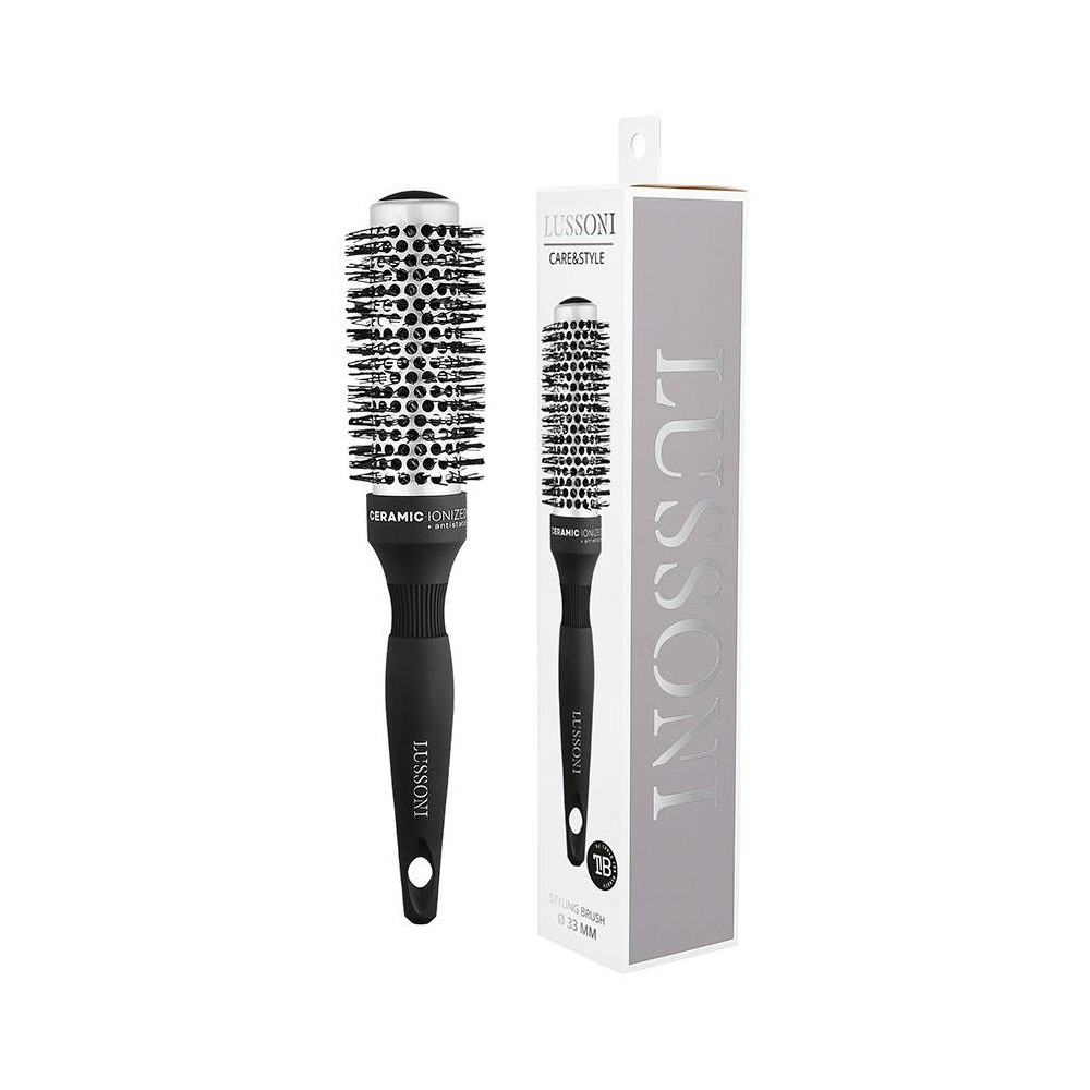 Lussoni Care Y Style Round Silver Styling Brush 33Mm 1Ud