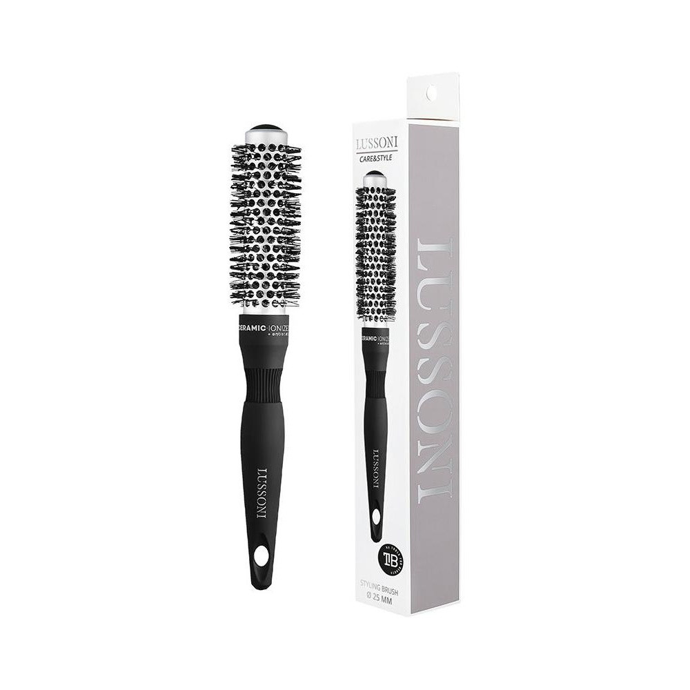 Lussoni Care Y Style Round Silver Styling Brush 25Mm 1Ud