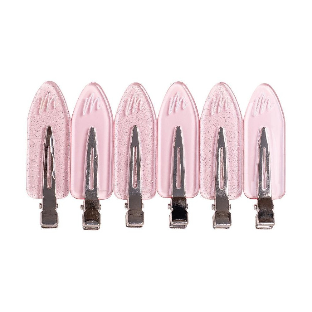 Mermade No Crease Clips Pink 6 U