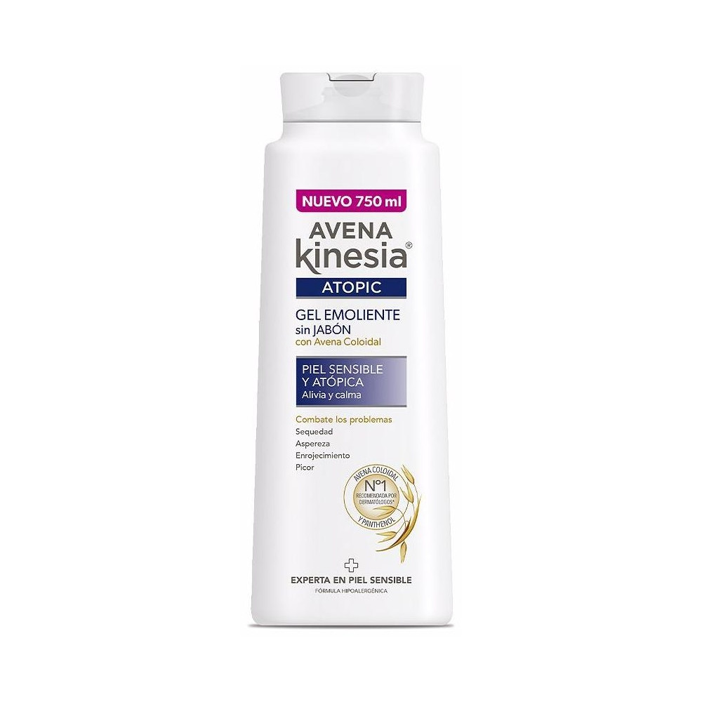 Avena Kinesia Topic Gel Emoliente Sin Jabón 750Ml