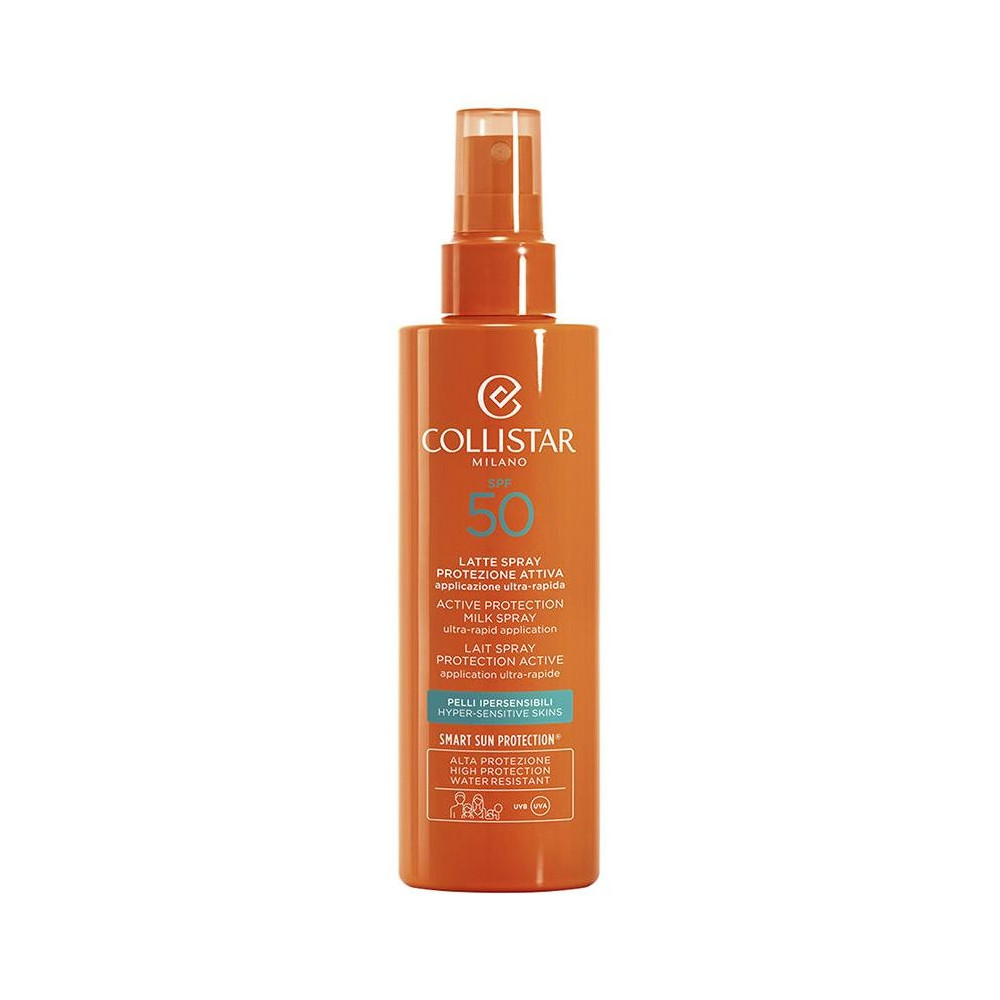 Collistar Spray Solar Leche Protección Activa Spf50+ 200Ml