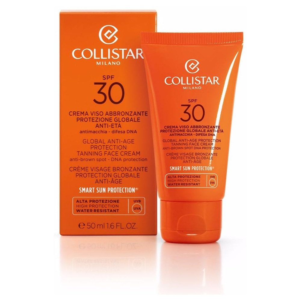 Crema Rostro Bronceadora Protección Global Antiedad Spf30 50 Ml