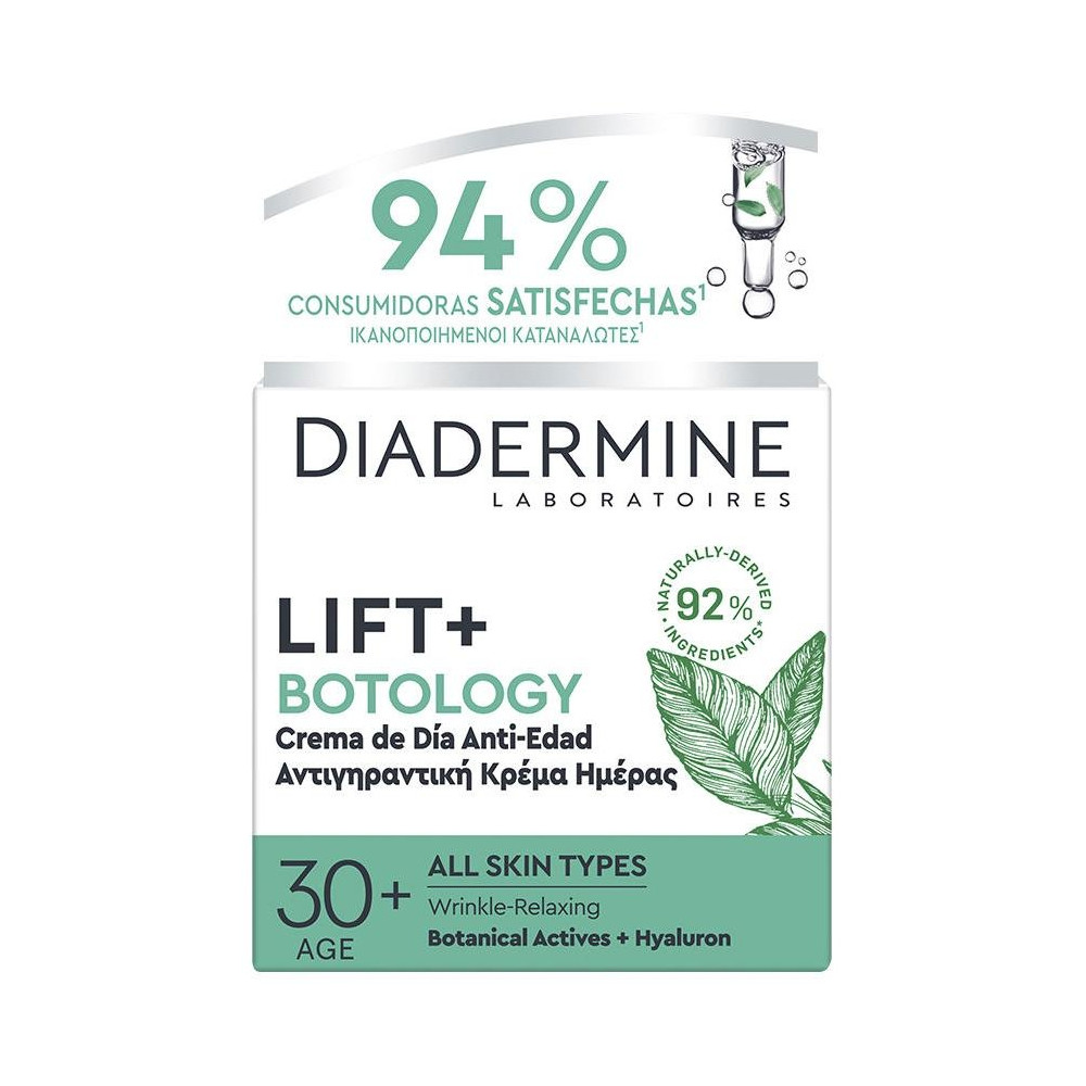 Diadermine Lift + Botology Crema Día Anti-Arrugas 50Ml