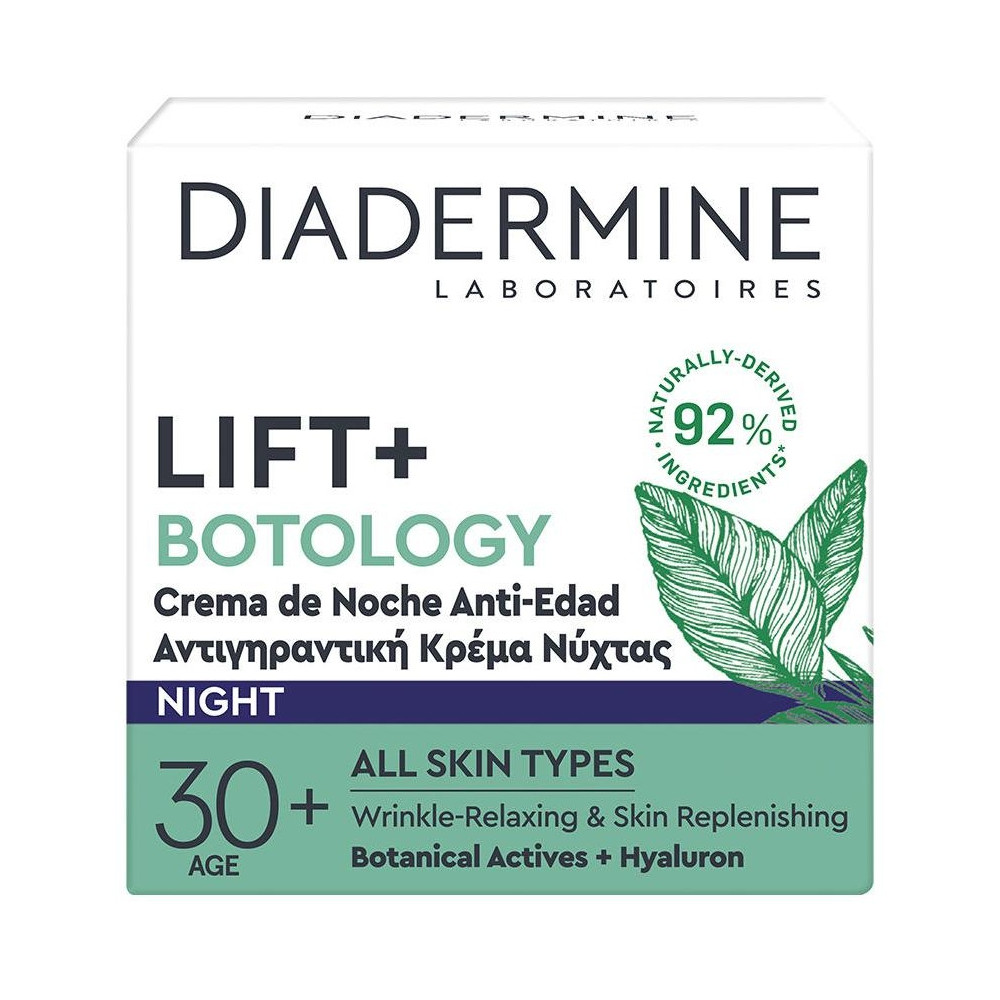 Diadermine Lift + Botology Crema Noche Anti-Arrugas 50Ml