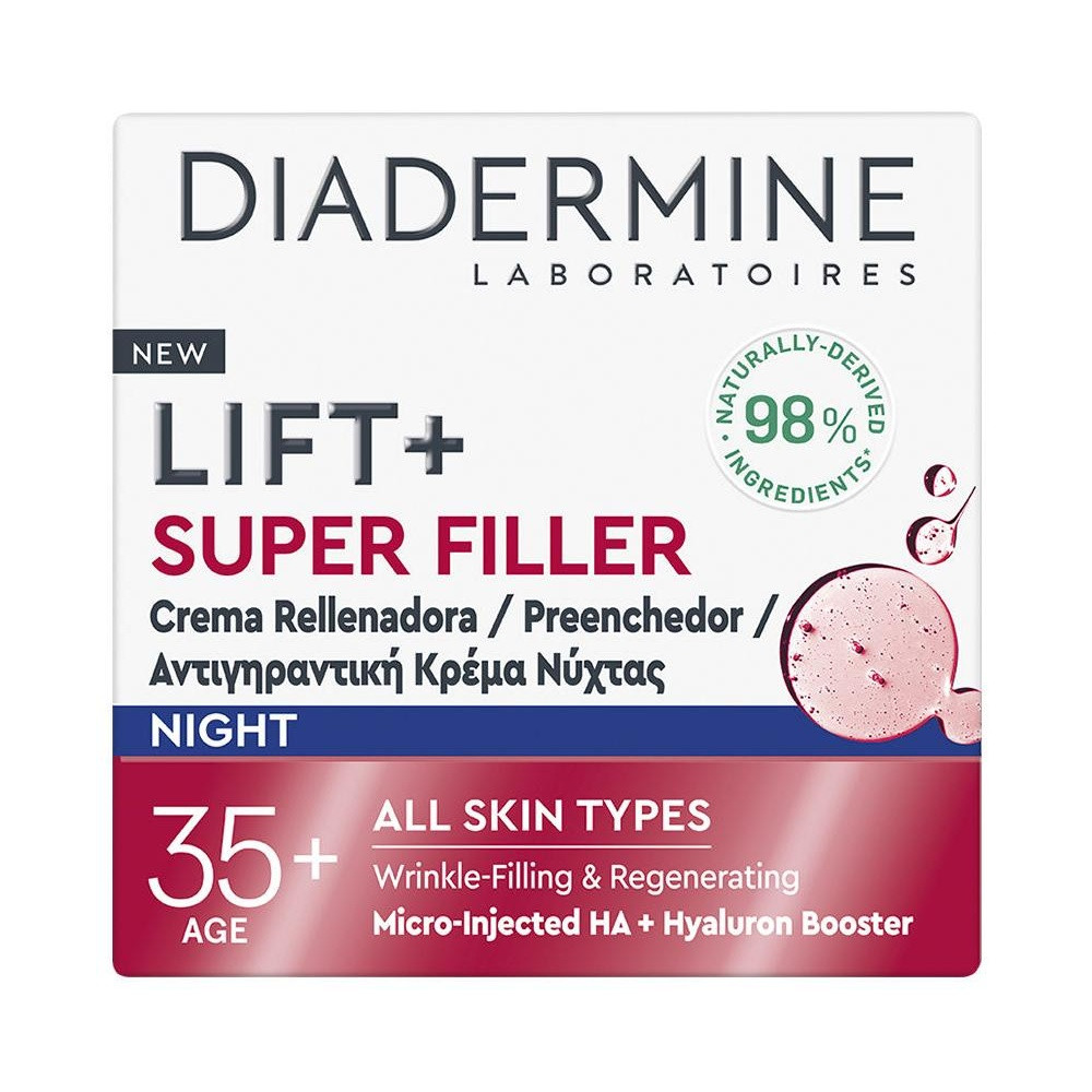 Diadermine Lift + Super Filler Crema Rellenadora Noche 50 Ml