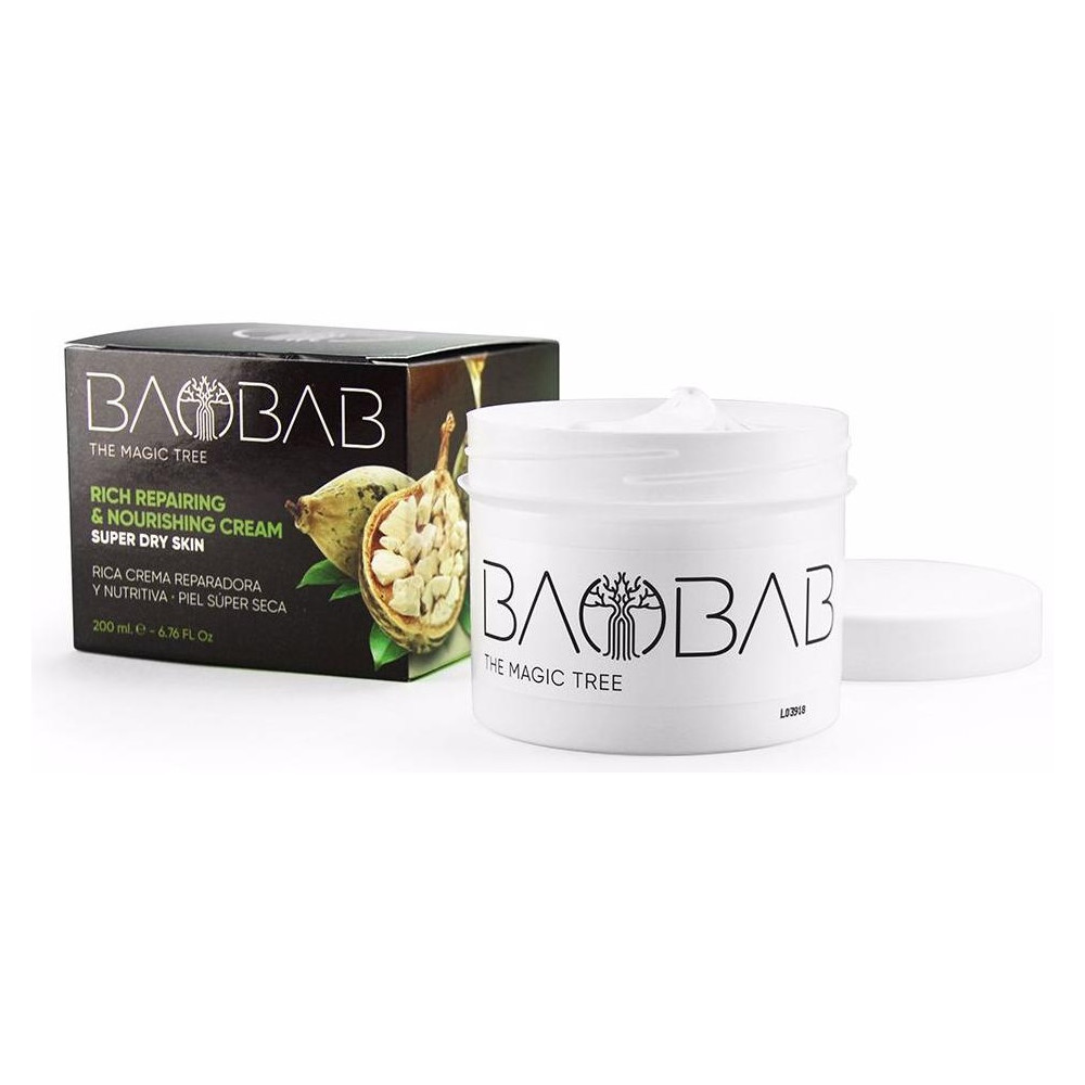 Baobab Rich Repair Moisturiser-Super Dry Skin Cream 200 Ml