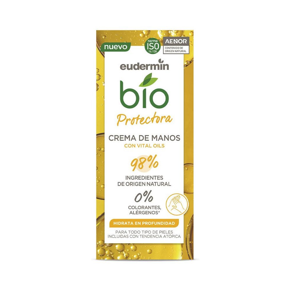 Eudermin Crema De Manos Protectora Bio Vital Oils 75Ml