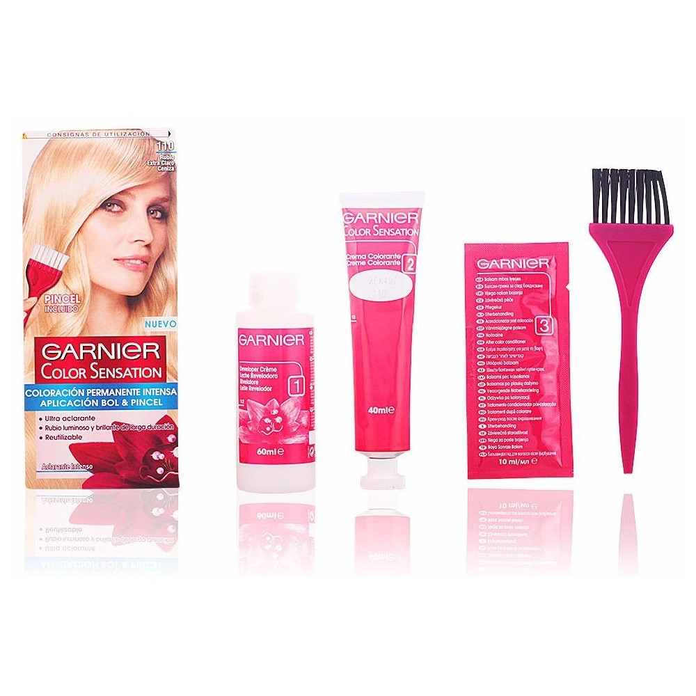 Garnier Color Sensation N°1.10 Rubio Extra Claro 4Uds