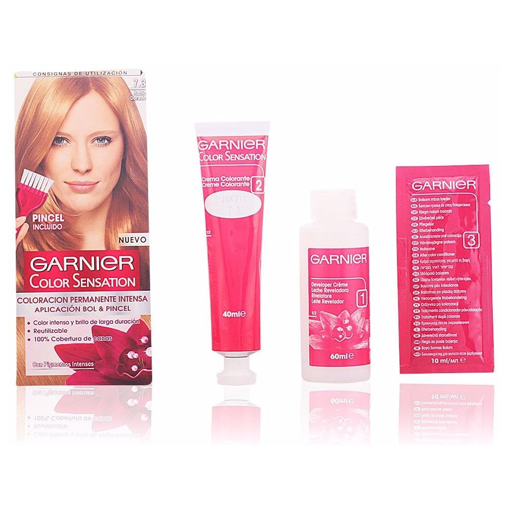 Garnier Color Sensation N°7.3 Rubio Dorado 4Uds