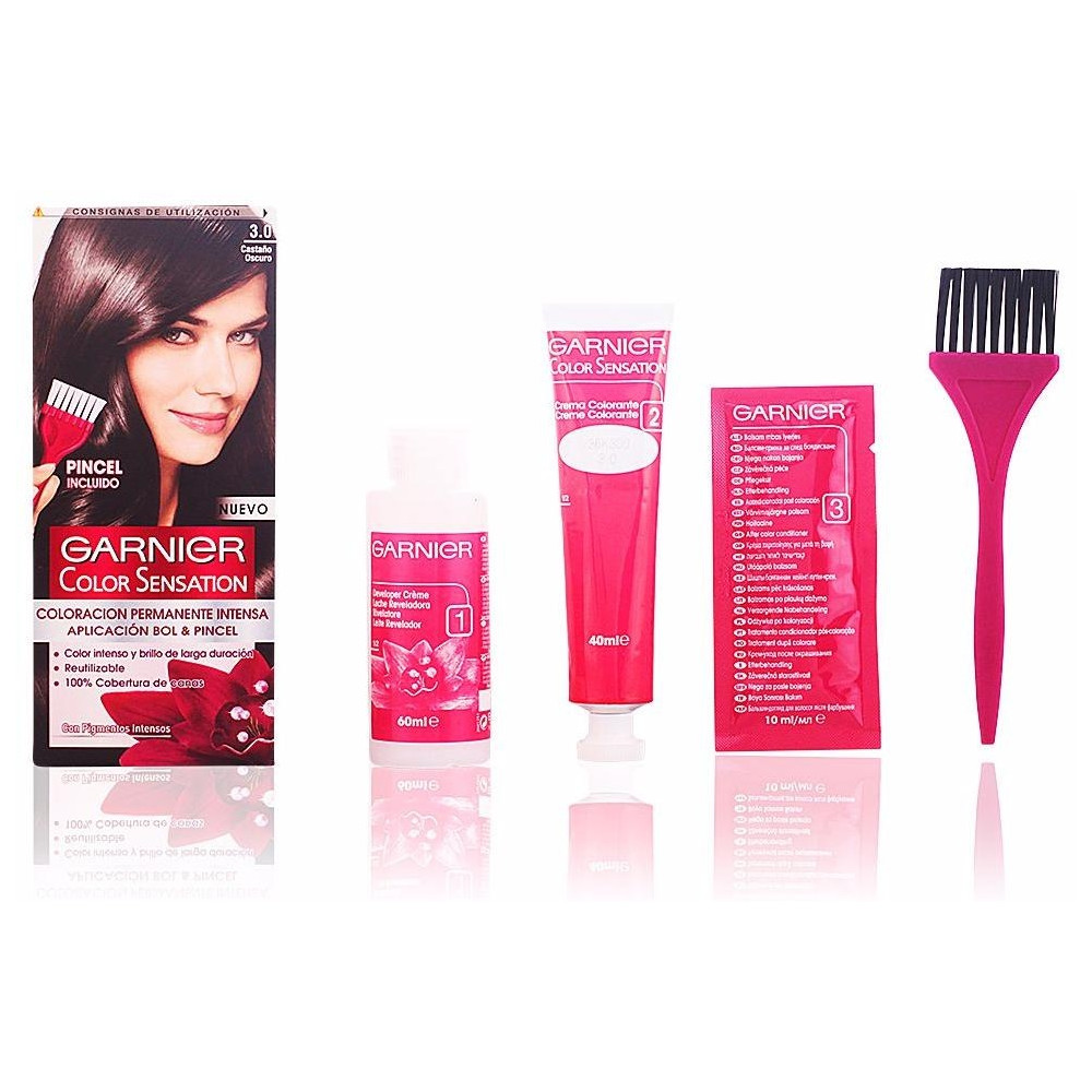 Garnier Color Sensation N°3 Castaño Oscuro 4Uds