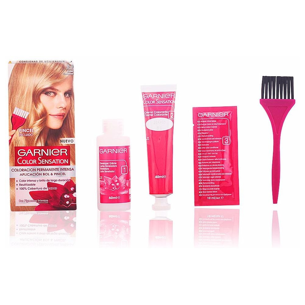 Garnier Color Sensation N°8 Rubio Luminoso 4Uds