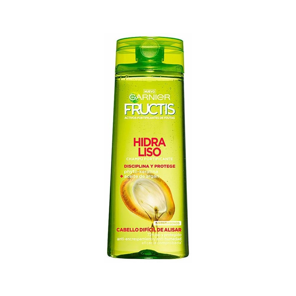 Garnier Fructis Champú Hidra Liso 72H 360Ml