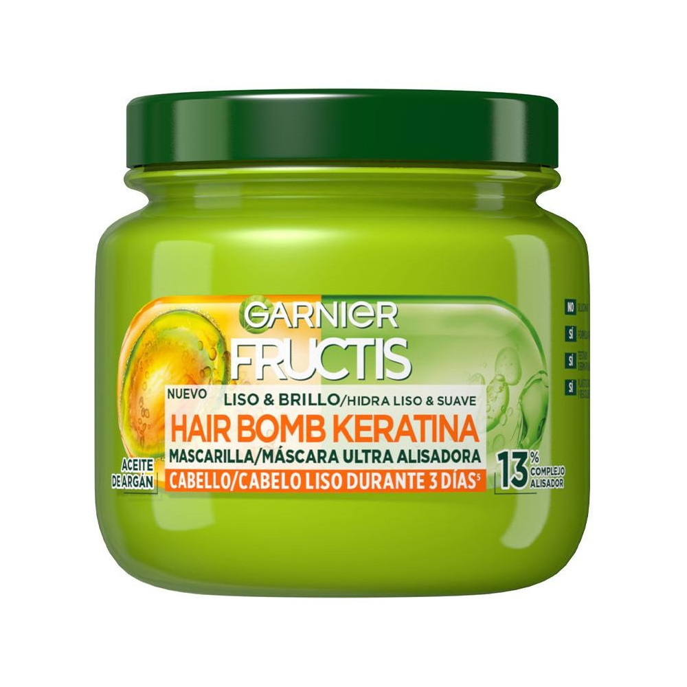Garnier Fructis Hidra Liso 72H Mascarilla 300Ml
