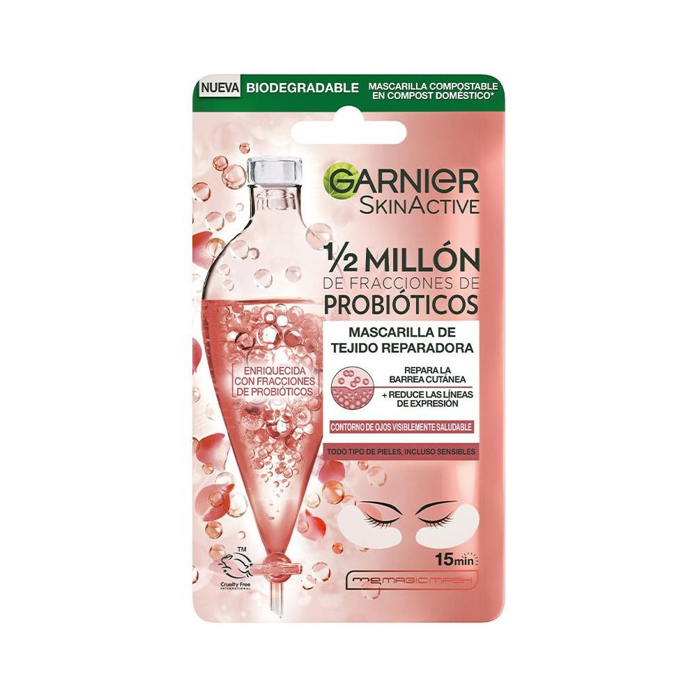 Garnier Skinactive Mascarilla Tissu Ojos Revitalizante 2Uds