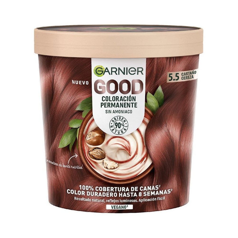 Garnier Good Coloración Permanente Nro 5.5 Castaño Cereza 217Ml
