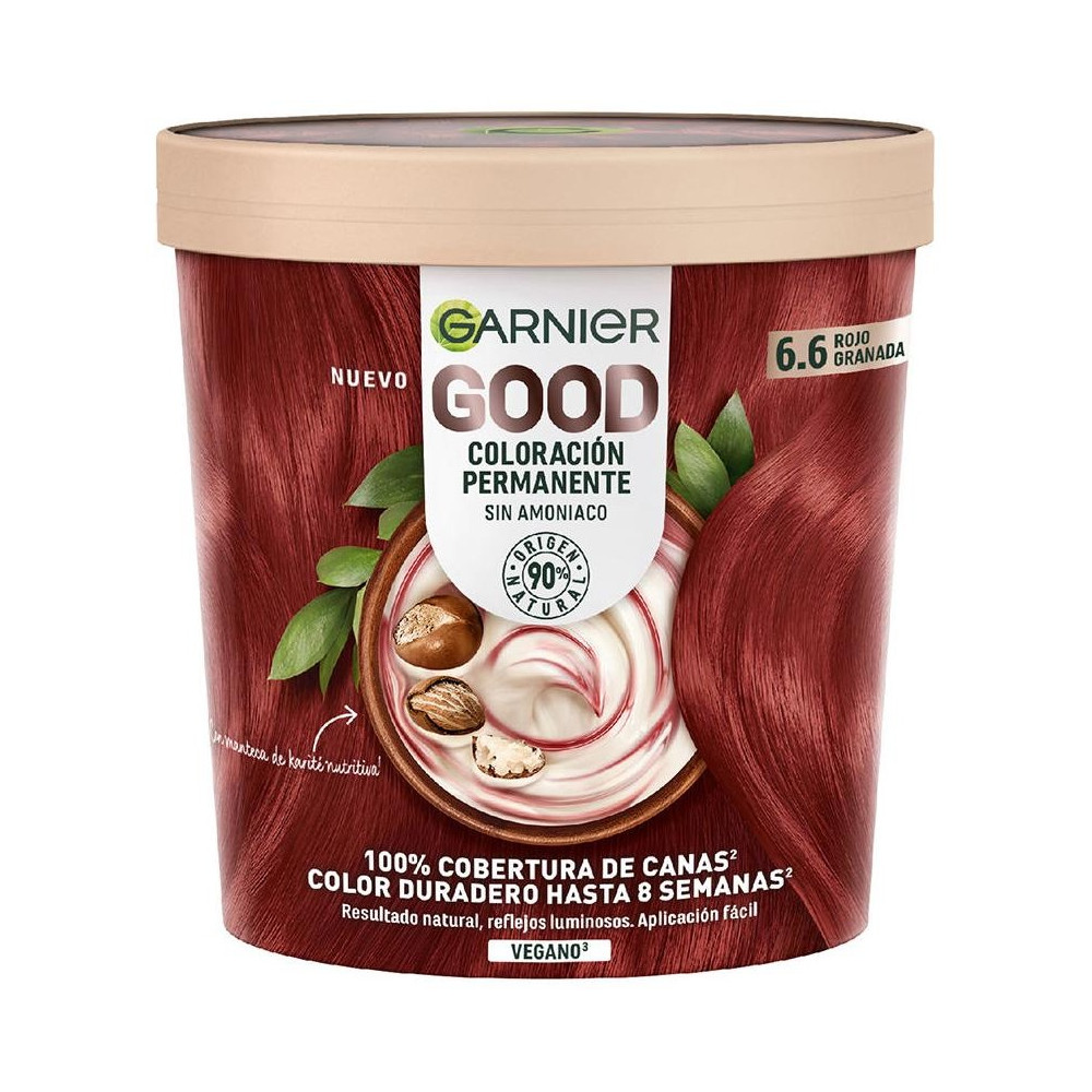 Garnier Good Permanent Coloration 6.6 Pomegranate Red 217Ml