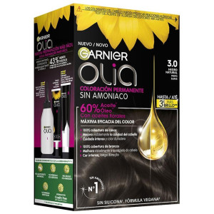 Garnier Olia Coloración Permanente N°3.0 Castaño Oscuro 4Uds