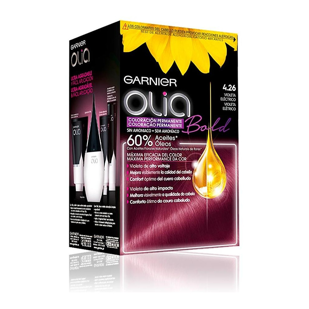 Garnier Kit Olia Coloracion Permanente Violeta Electrico N°426
